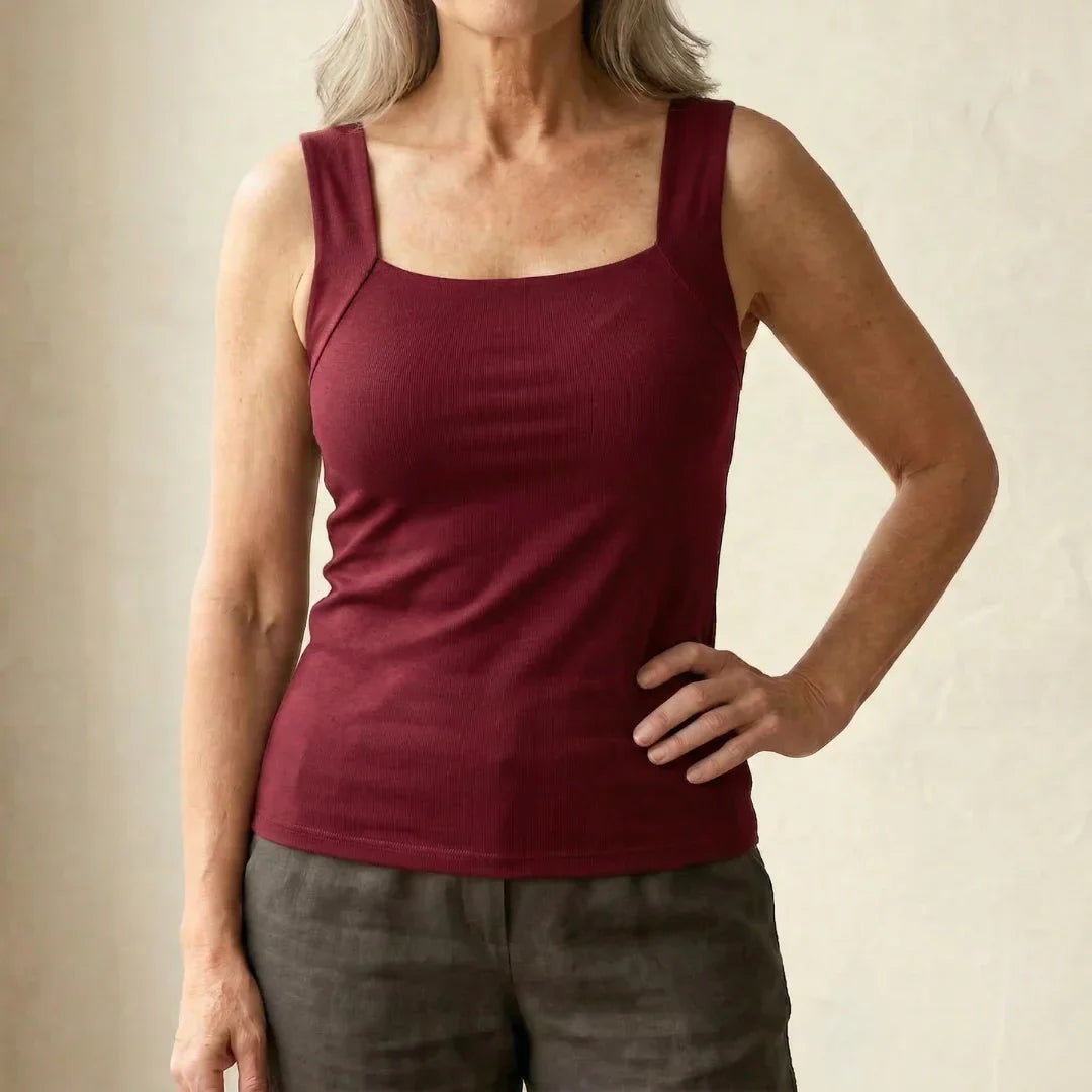 Vemlina comfort tank in Burgundy